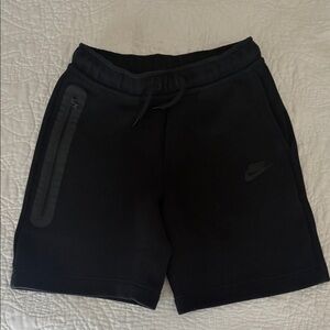 Nike Youth Tech Fleece Athletic Black Shorts